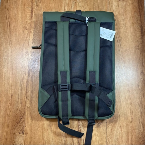 Rains Rolltop Rucksack Waterproof Backpack - Picture 2 of 4